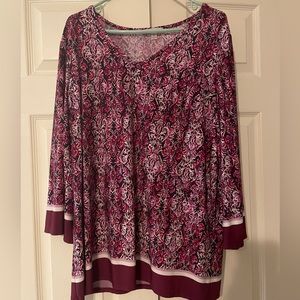 2X Women’s pull on dress top